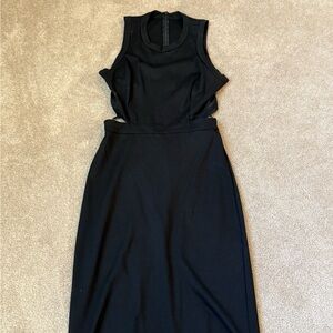 Amanda Uprichard Black Backless Dress